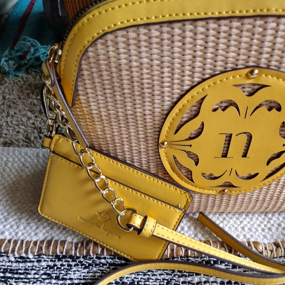 Nanette Lepore Handbags - Nanette Lepore's straw beautiful crossbody bag